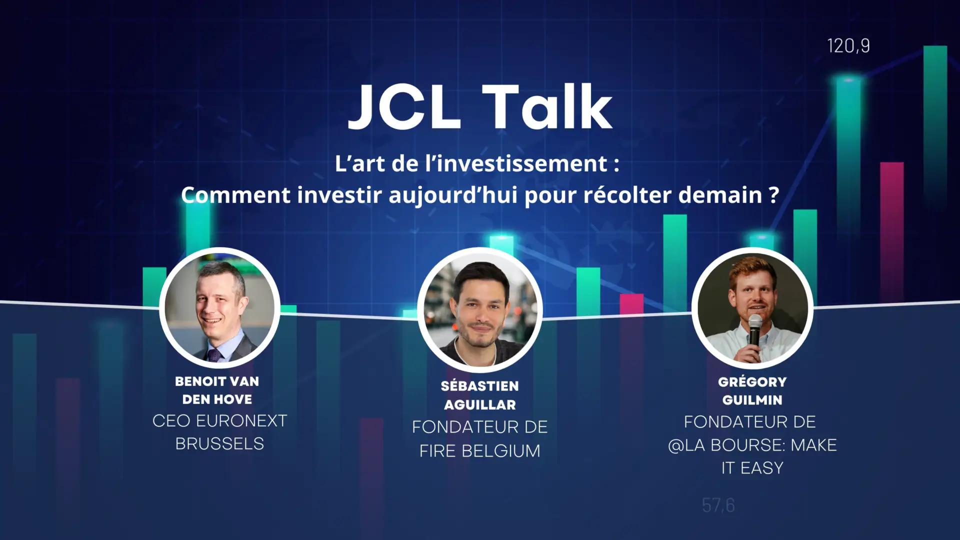 event JCL Talk - L'art de l'investissement main picture