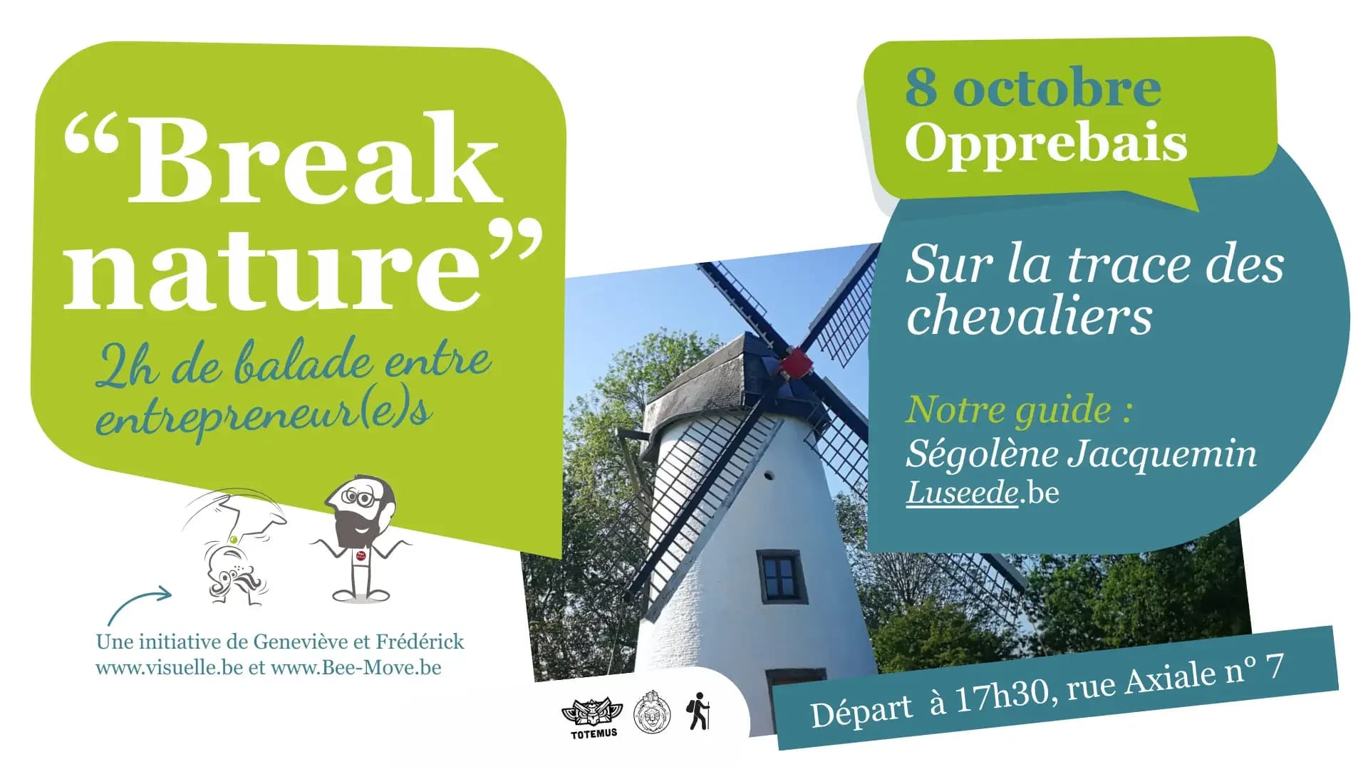 08/10 - 17h30 | Break nature entre entrepreneurs à Opprebais