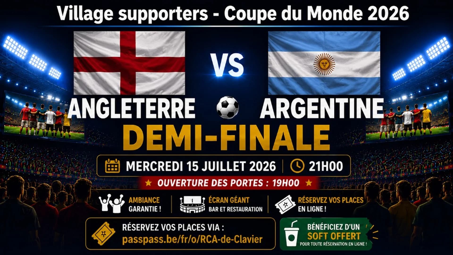 Demi-Finale - Angleterre VS Argentine