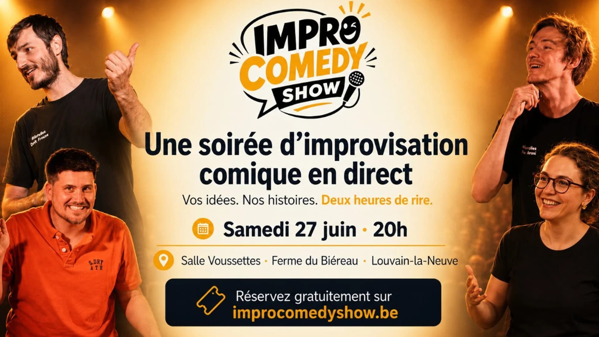 Impro Comedy Show - Louvain-la-Neuve