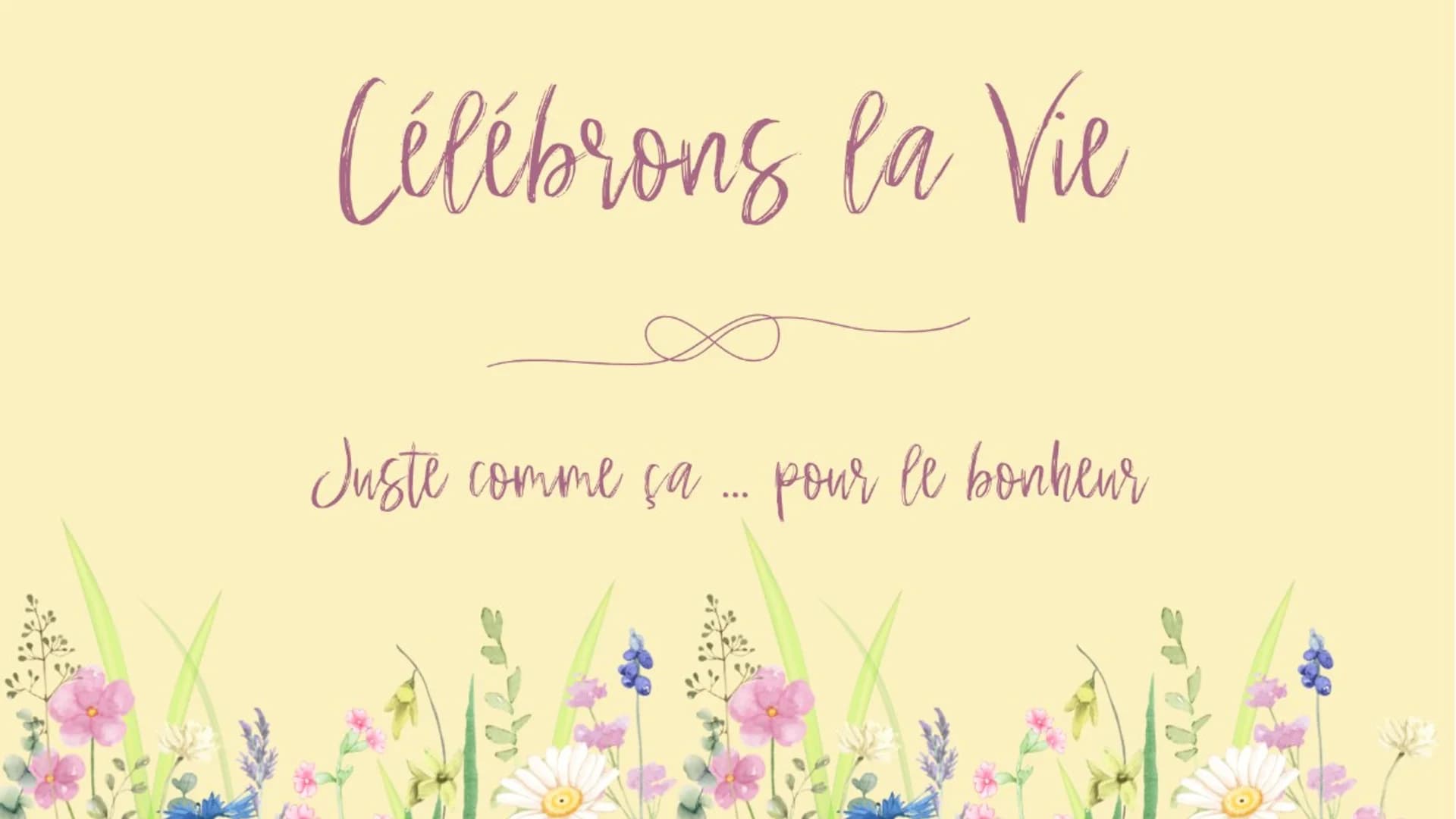 Fête de la vie