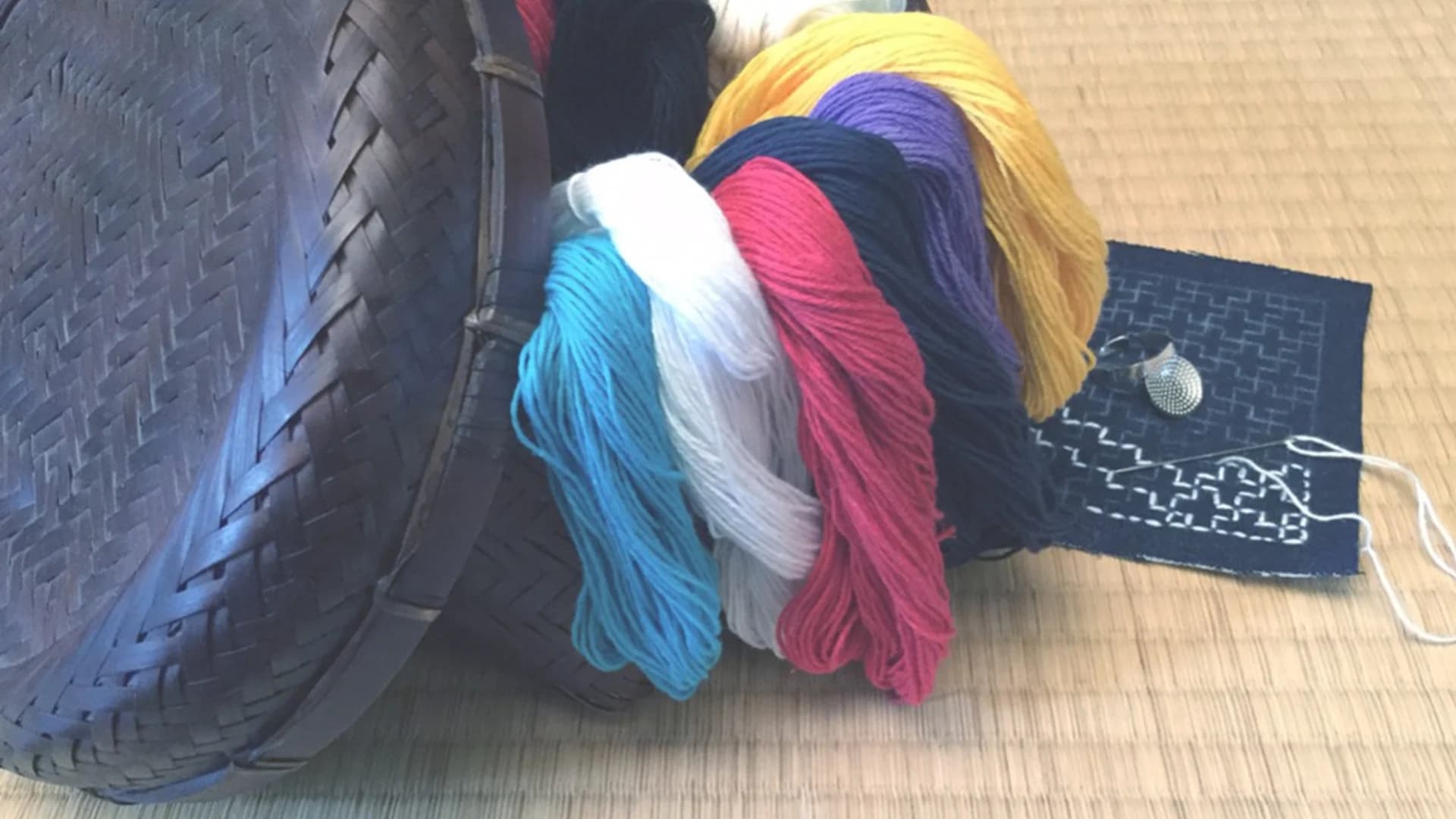 Sashiko Introduction course 2026-27 including beginner's lesson