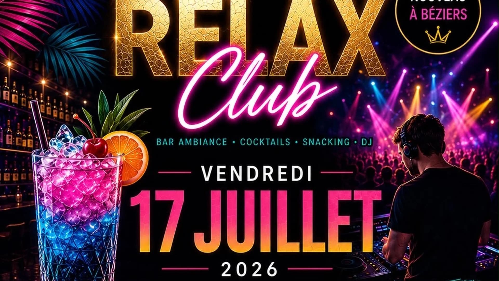 ✨ Grand Opening – Relax Club Béziers ✨