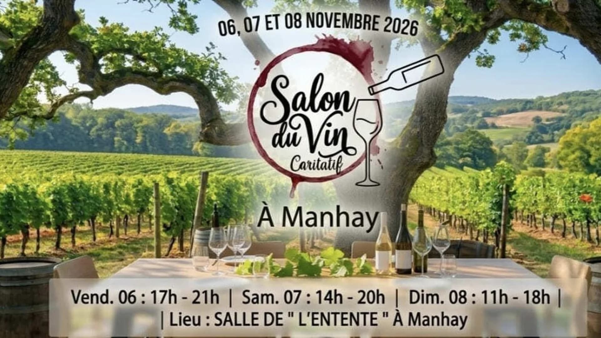 Salon du vin caritatif de Manhay