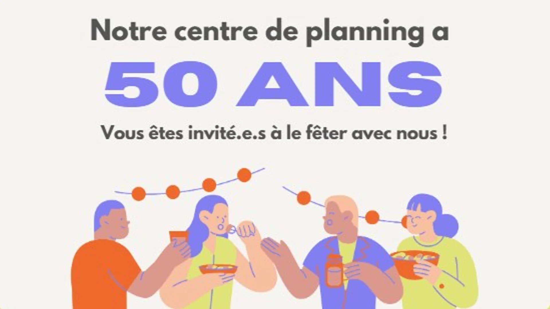 Anniversaire des 50 ans du Collectif Contraception d'Etterbeek