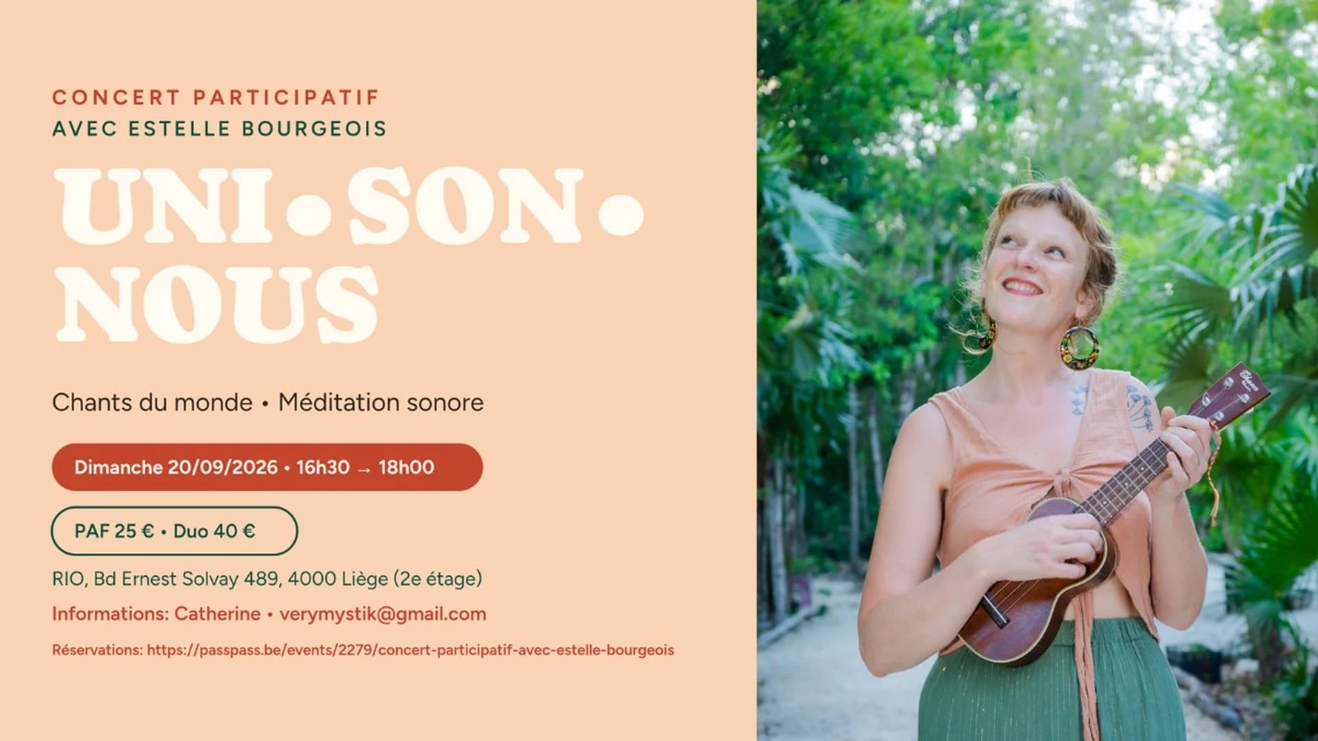 Concert participatif avec Estelle Bourgeois