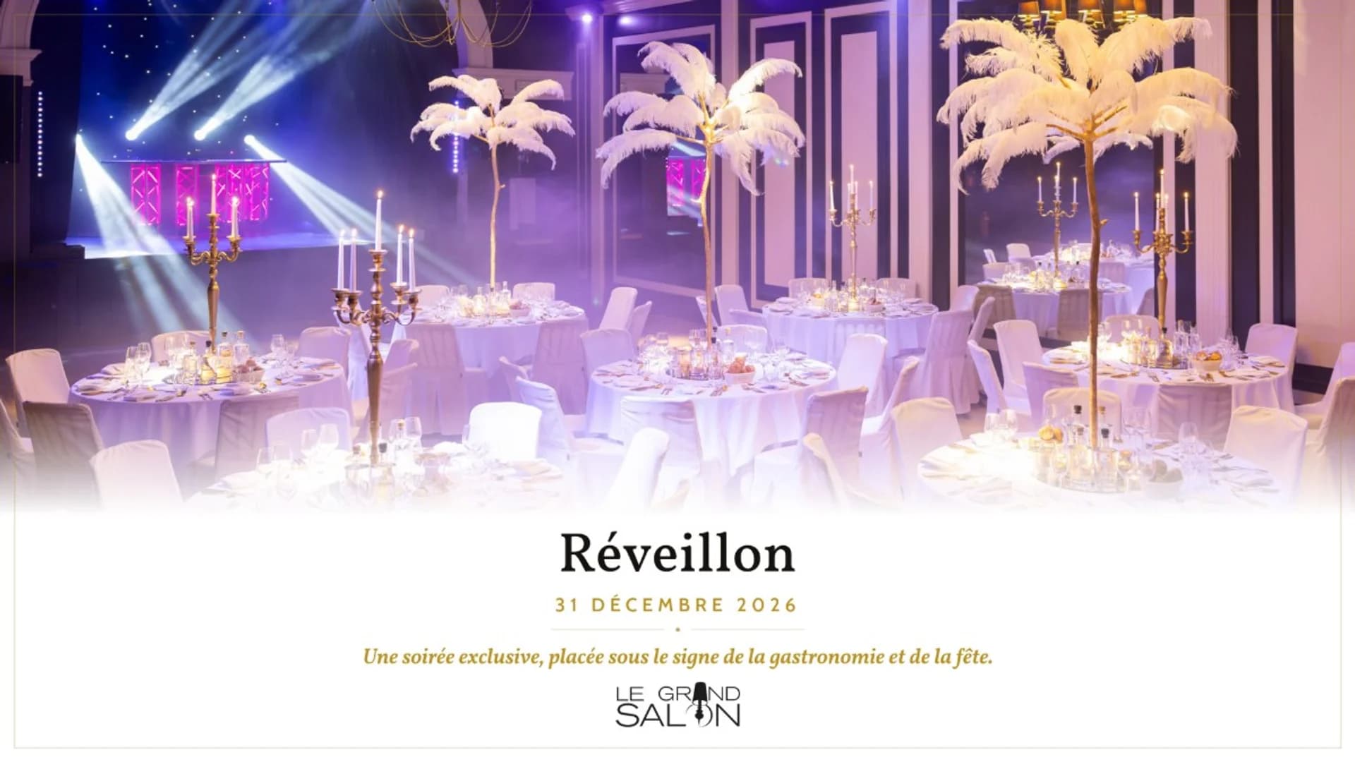 Réveillon au Grand Salon – 31 décembre 2026