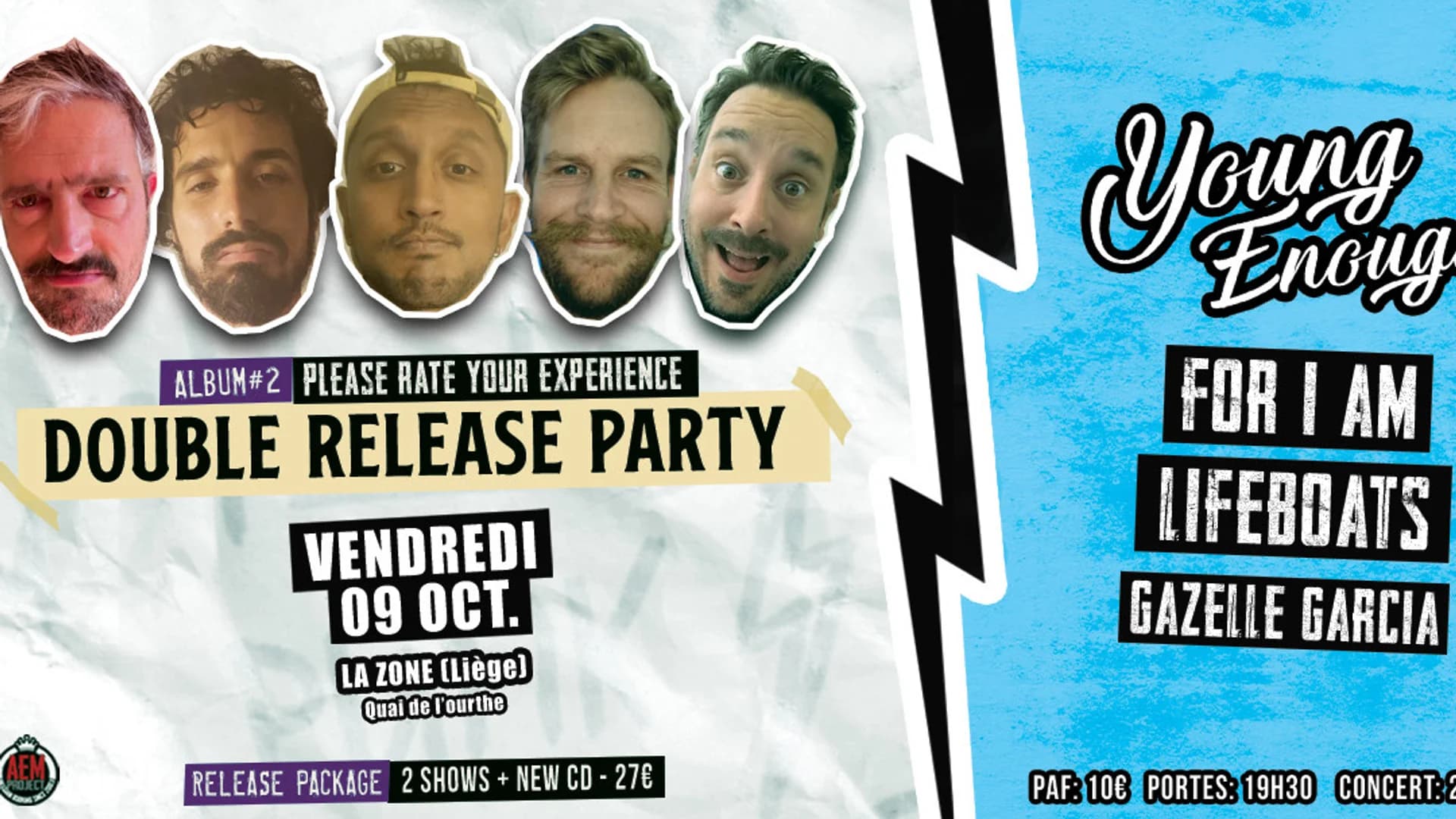Young Enough release party