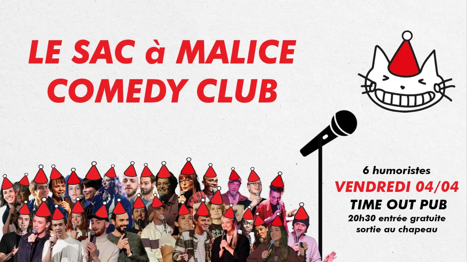 Soirée stand up Sac à Malice TIME OUT PUB