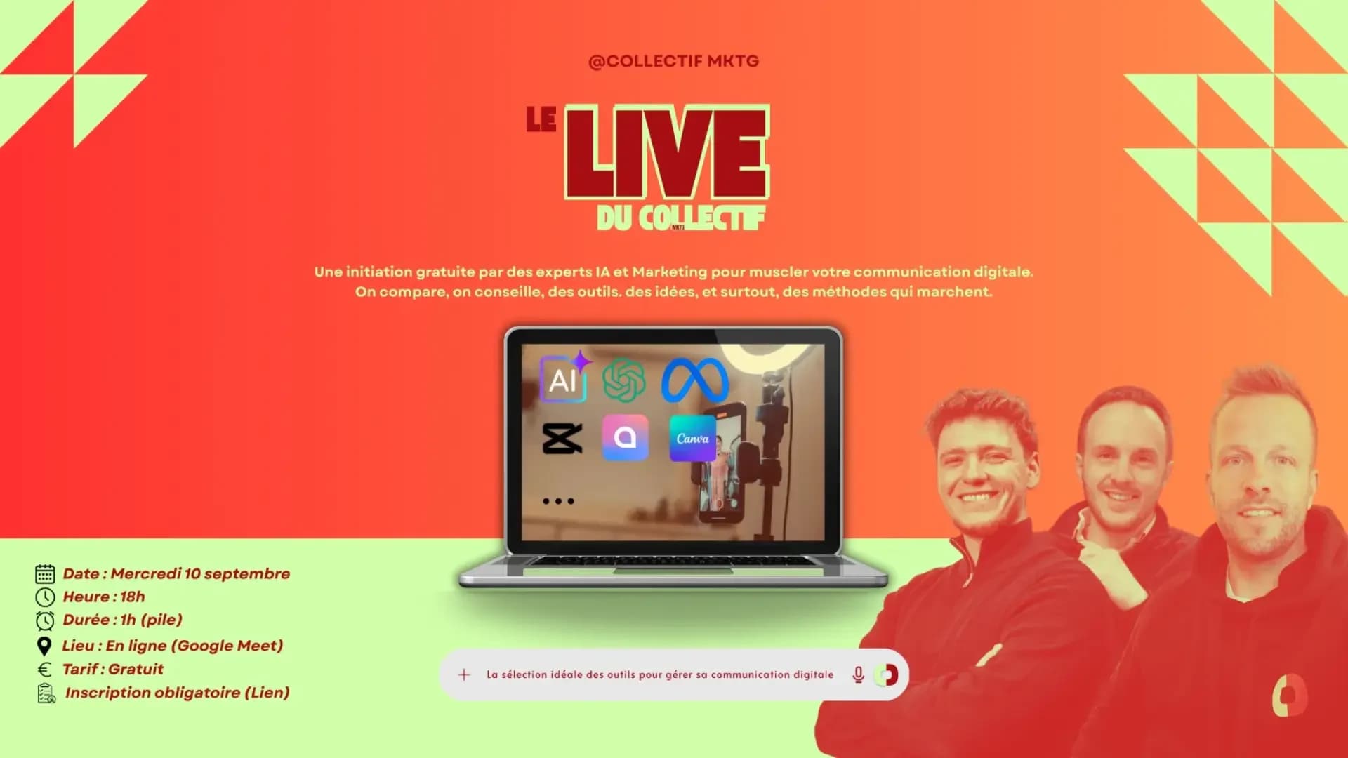Marketing digital et IA : Live du Collectif MKTG