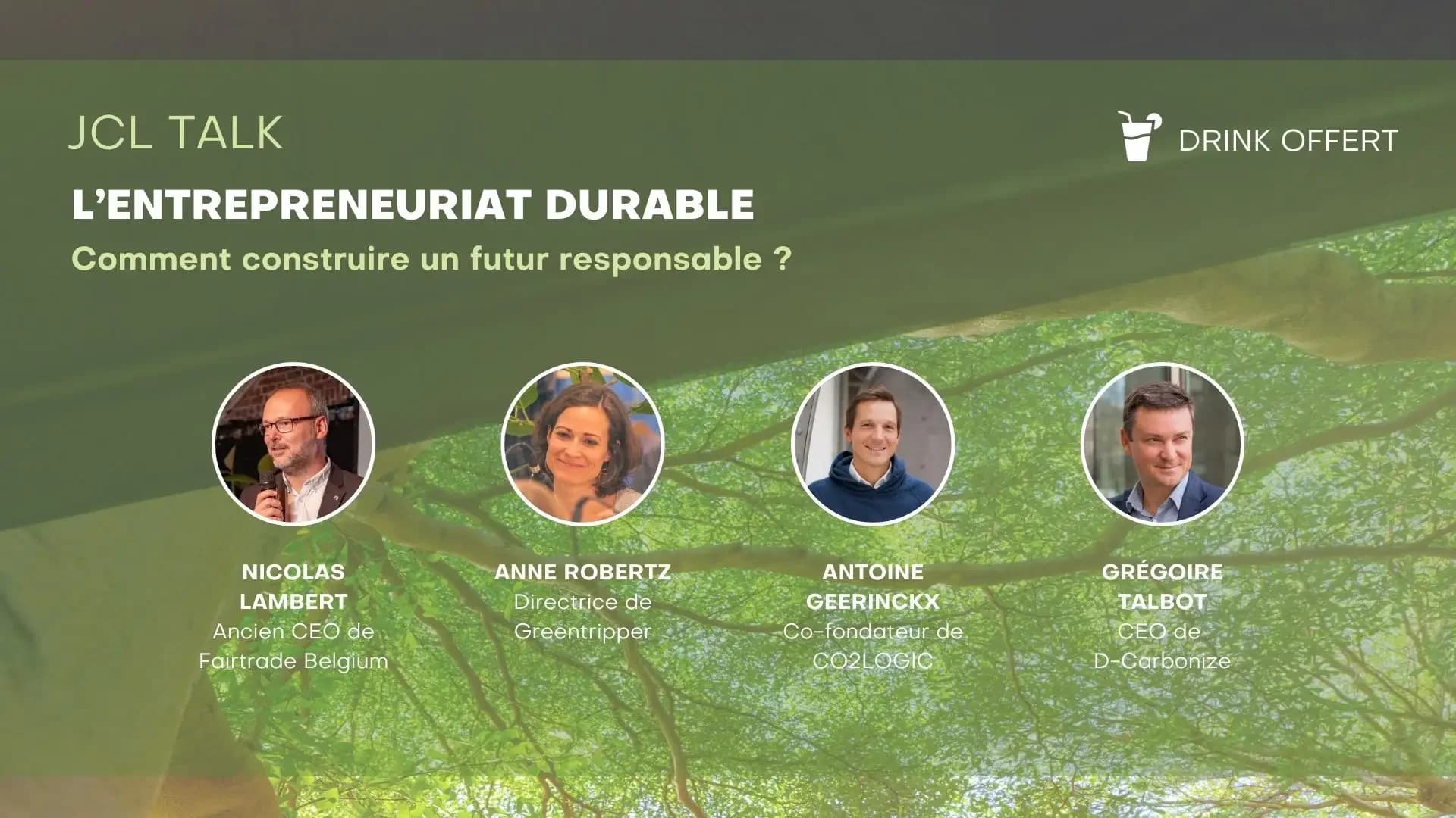 JCL Talk - L'entrepreneuriat durable