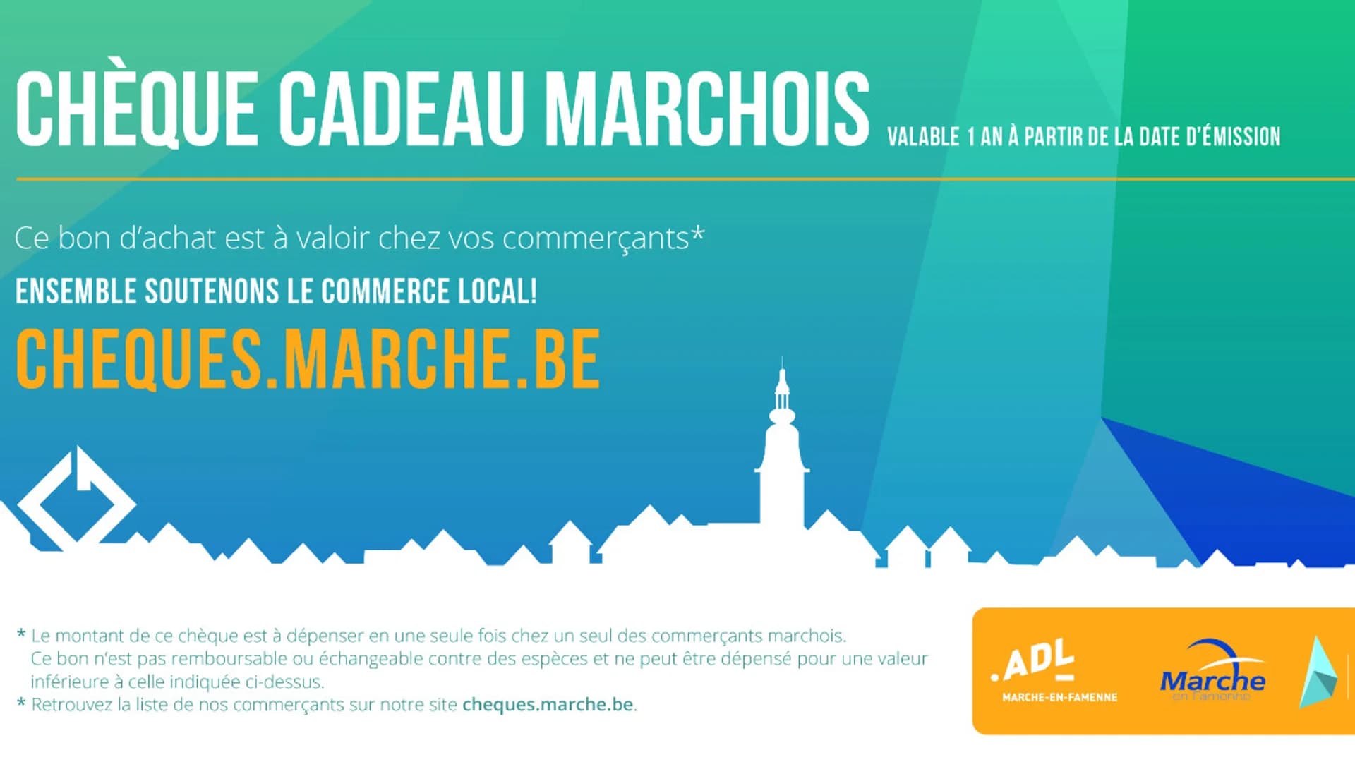 Point presse: chèques commerces marchois