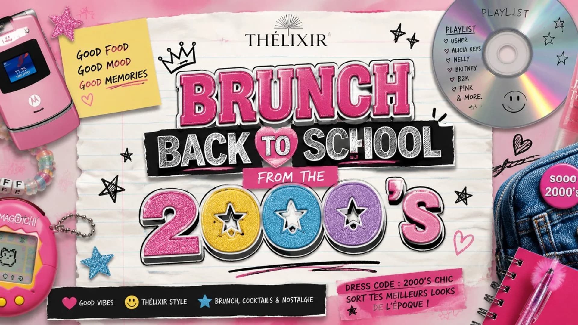 📚💿 Brunch Back to School from the 2000's 💿📚