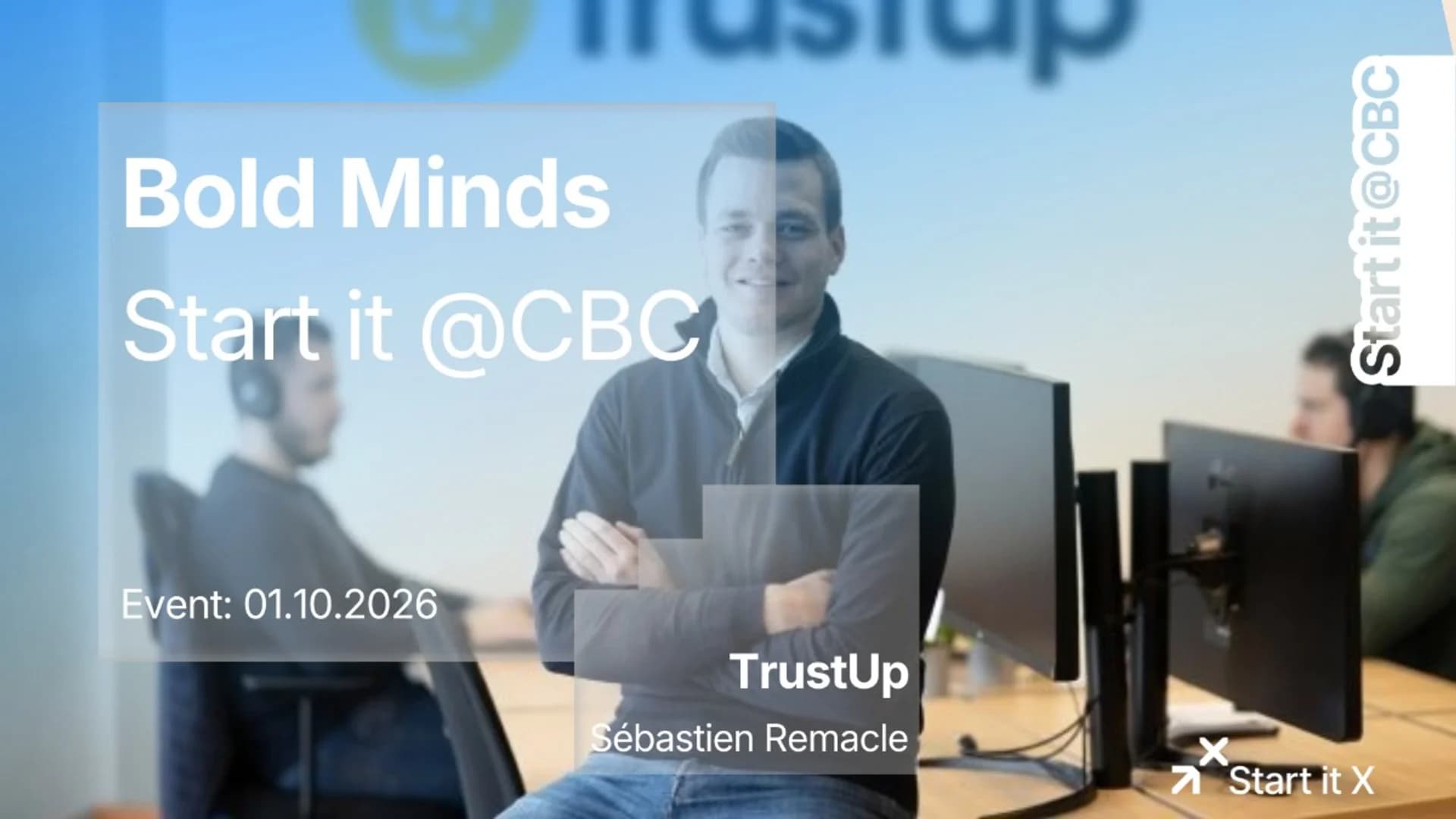 Bold Minds - Start it @CBC avec Sébastien Remacle