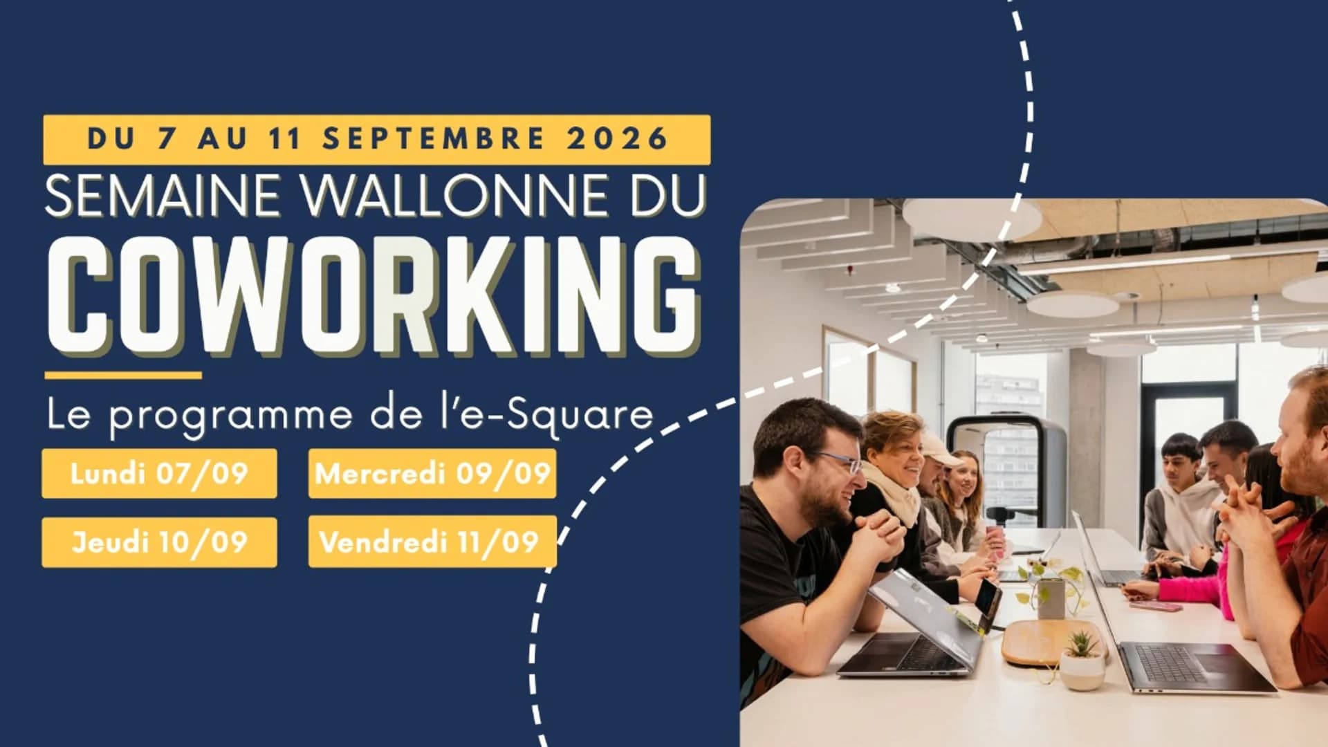 Semaine Wallonne du Coworking à l'e-Square