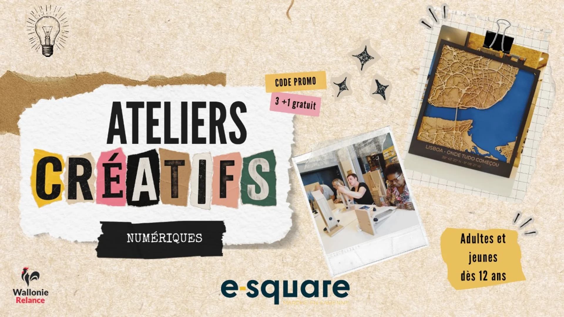Ateliers créatifs numériques au Fablab