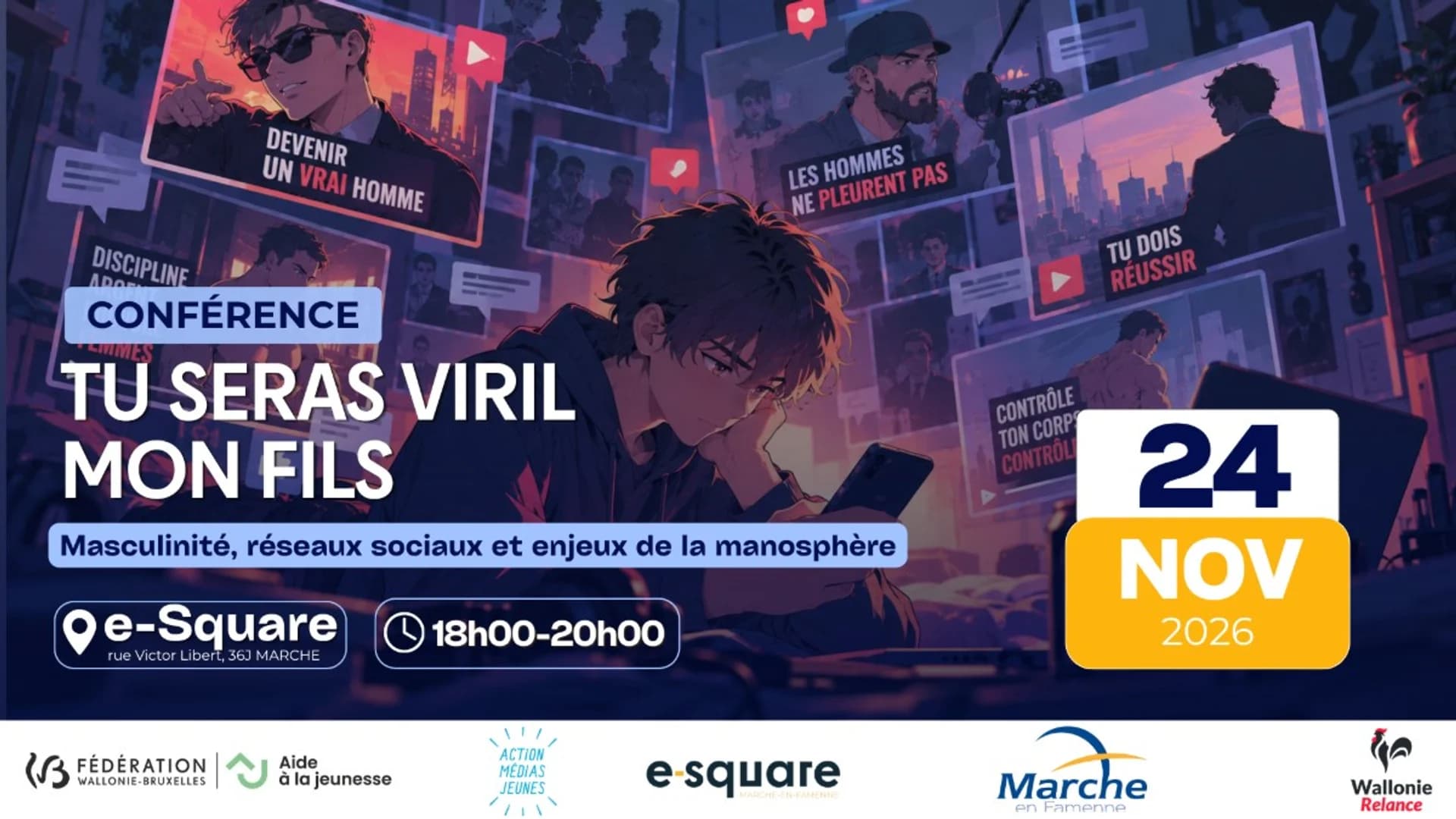 Conférence : Tu seras viril mon fils