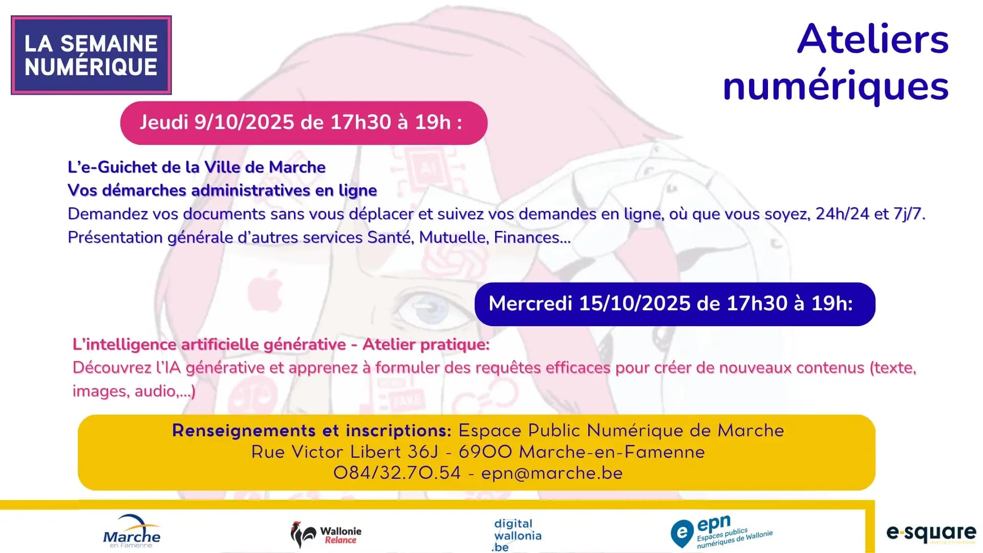 Ateliers numériques - Vos démarches administratives en ligne