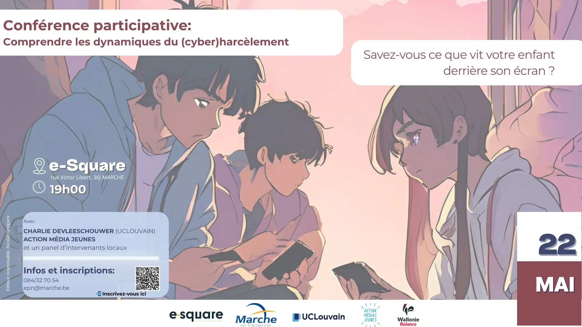 Conférence participative: Comprendre les dynamiques du (cyber) harcèlement
