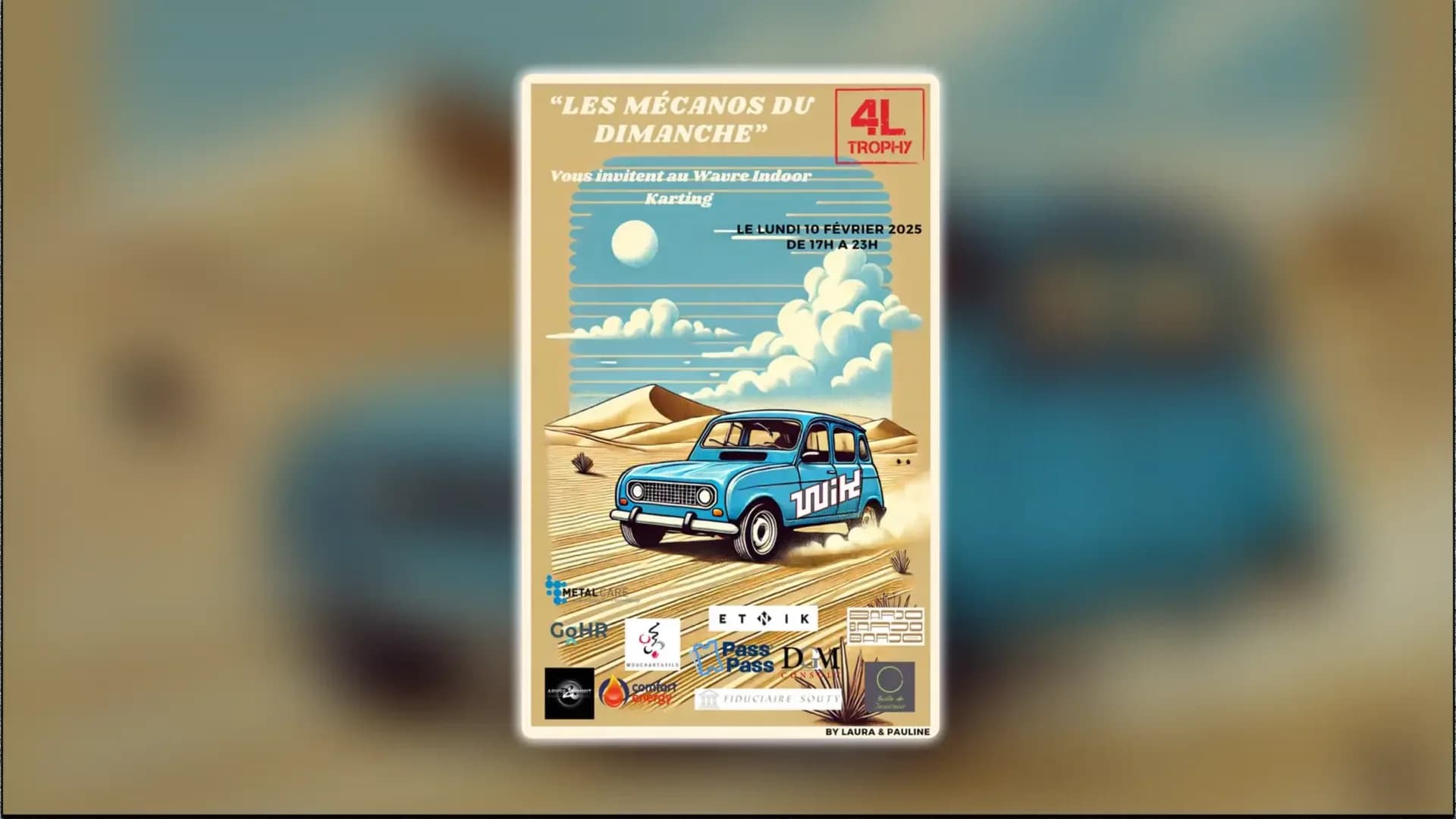 Karting soutien au 4L Trophy 🏎️