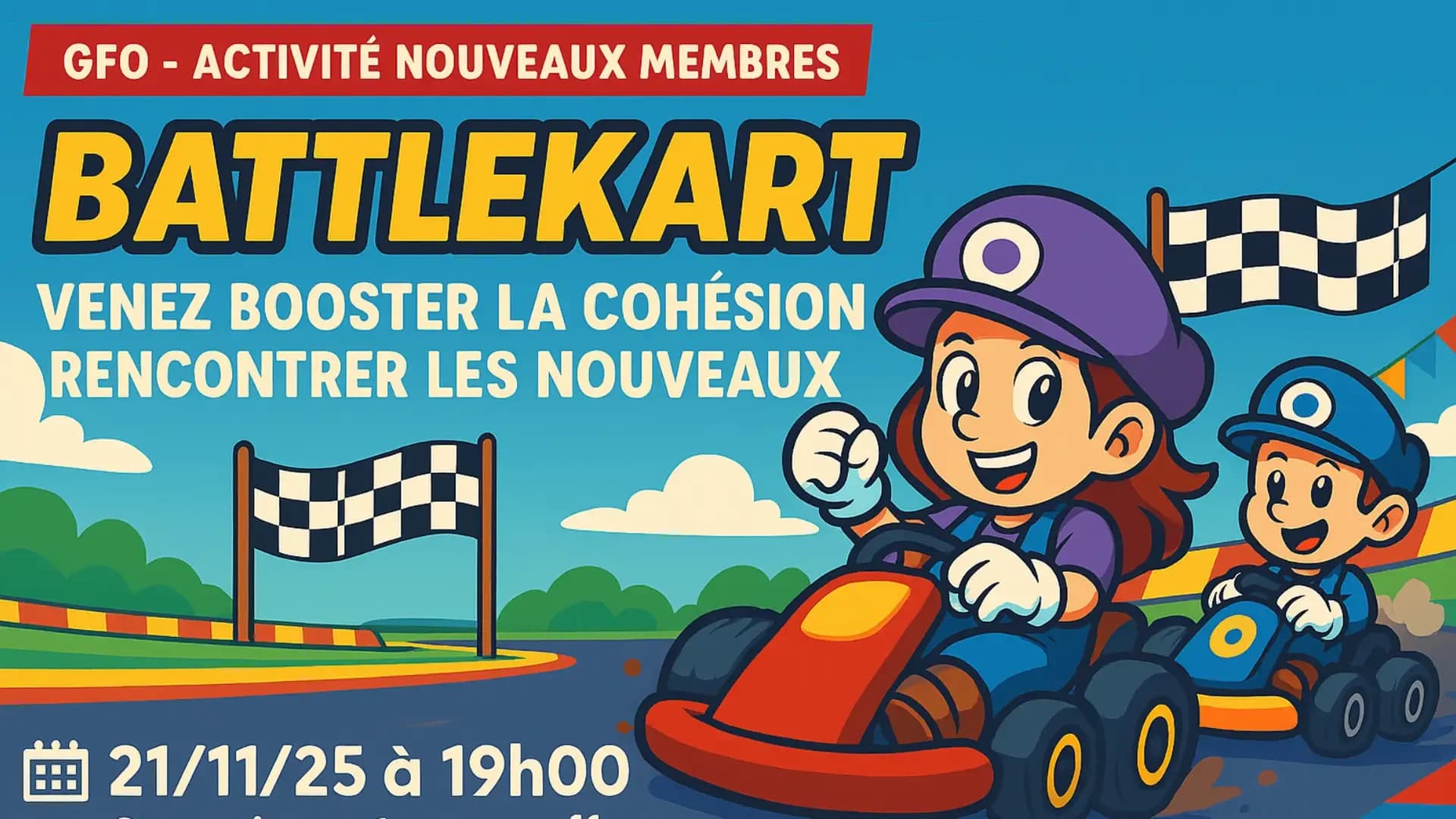 GFO – Activité Nouveaux Membres – BattleKart 🏎️