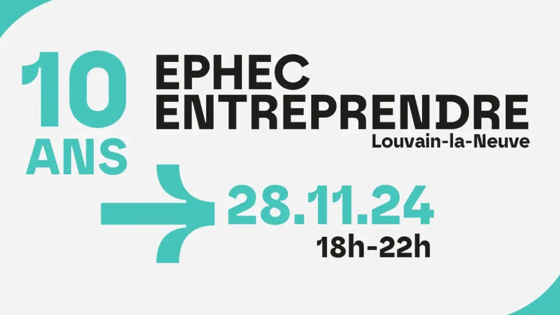 EPHEC ENTREPRENDRE A 10 ANS ! 🥳
