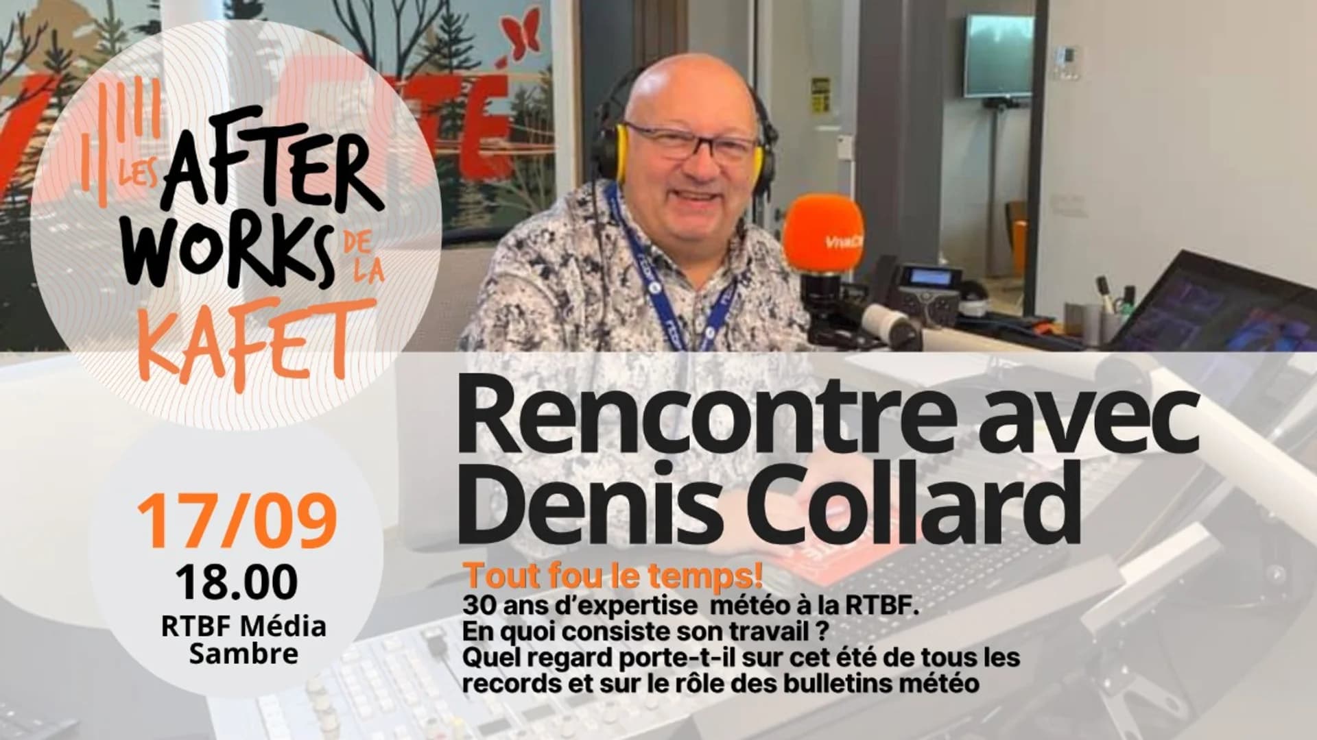 Les afterworks de la Kafet / Rencontre avec Denis Collard