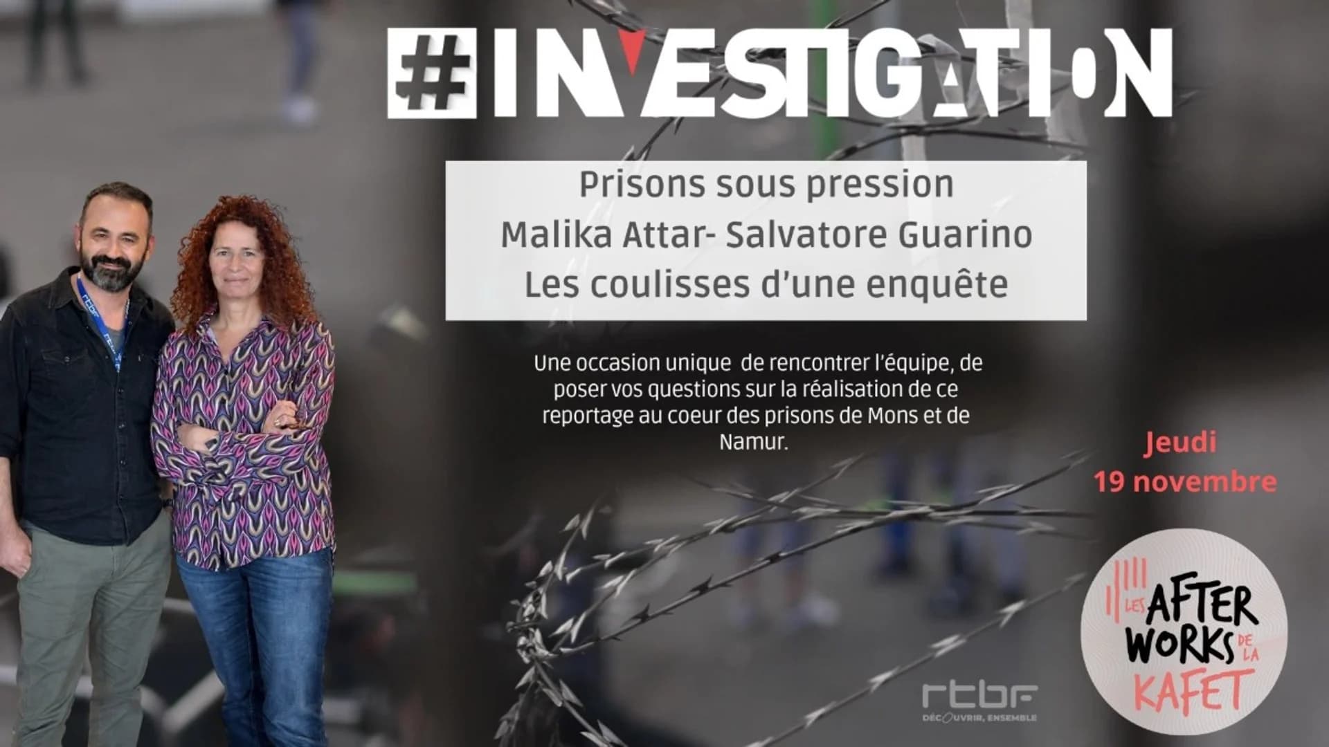 RTBF Investigation: les prisons sous pression, les coulisses d'une enquête